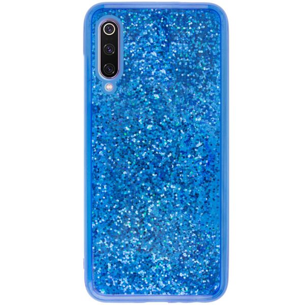 

TPU+PC чехол Sparkle (glitter) для Xiaomi Mi 9 Синий