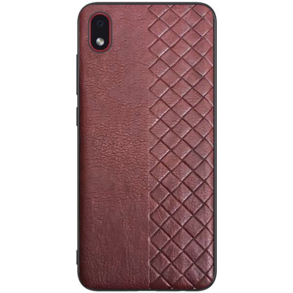 

Кожаная накладка WeaveSide (PU) для Samsung Galaxy M01 Core / A01 Core Темно-коричневый