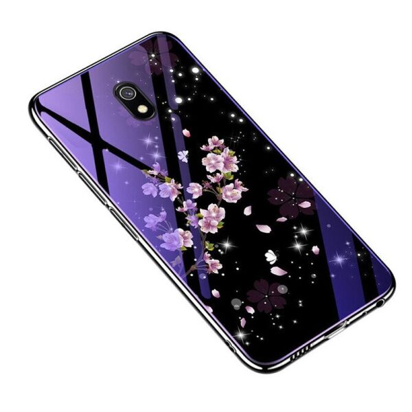

TPU+Glass чехол Fantasy с глянцевыми торцами для Xiaomi Redmi 8a Цветение