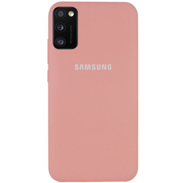 

Чехол Silicone Cover Full Protective (AA) для Samsung Galaxy A41 Розовый / Peach