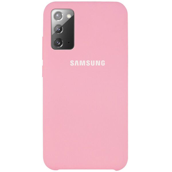 

Чехол Silicone Cover (AAA) для Samsung Galaxy Note 20 Розовый / Light pink