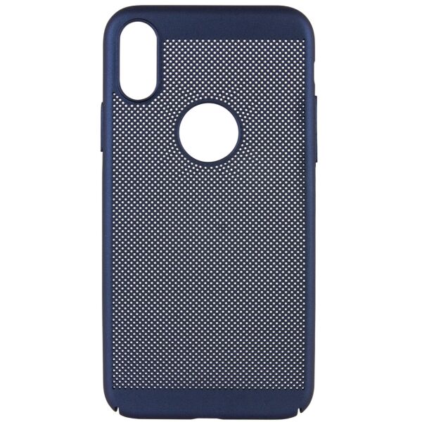 

Ультратонкий дышащий чехол Grid case для Apple iPhone XS Max (6.5") Темно-синий