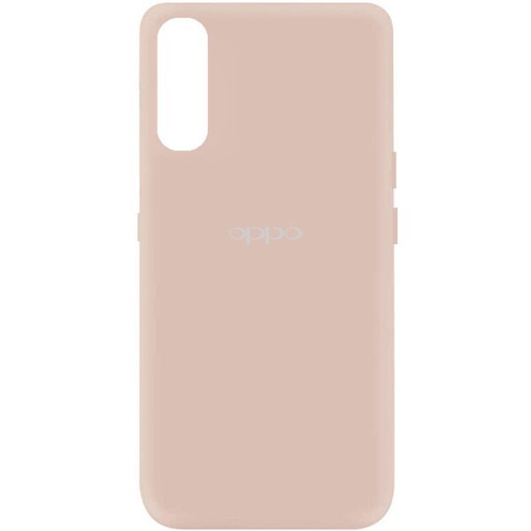 

Чехол Silicone Cover My Color Full Protective (A) для Oppo Find X2 Розовый / Pink Sand