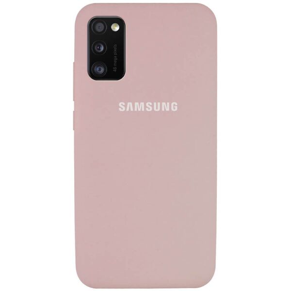 

Чехол Silicone Cover Full Protective (AA) для Samsung Galaxy A41 Розовый / Pink Sand