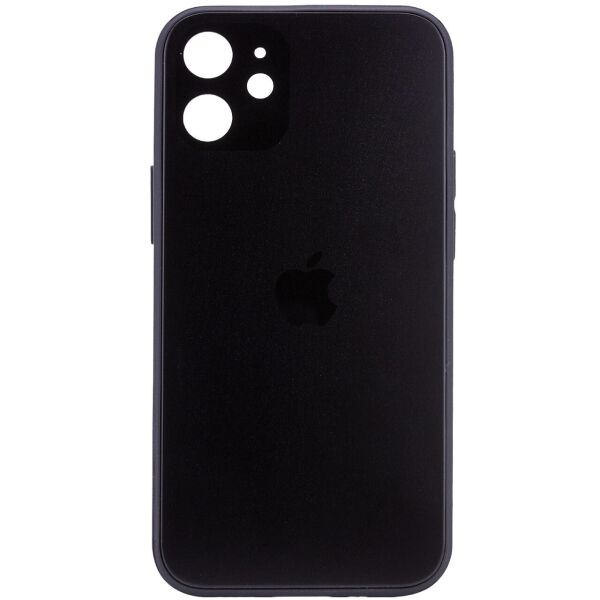 

TPU+Glass чехол GLOSSY Logo Full camera для Apple iPhone 12 mini (5.4") Черный