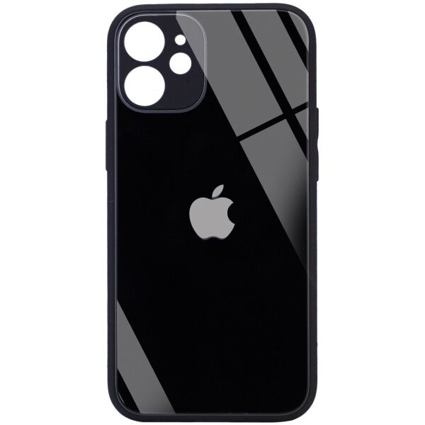 

TPU+Glass чехол GLOSSY Logo Full camera (opp) для Apple iPhone 12 mini (5.4") Черный