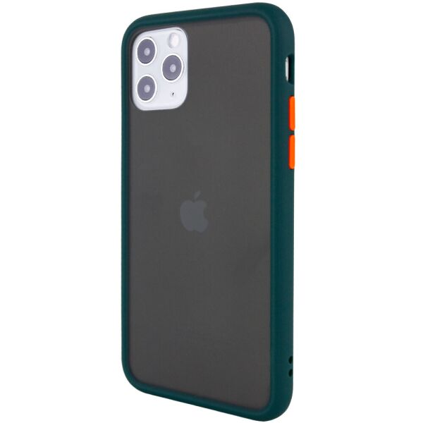 

TPU+PC чехол LikGus Maxshield для Apple iPhone 11 Pro (5.8") Сине-Зеленый / Marine Blue
