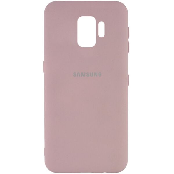 

Чехол Silicone Cover My Color Full Protective (A) для Samsung Galaxy S9 Розовый / Pink Sand