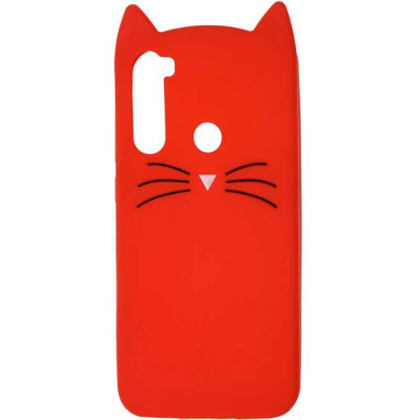 

Силиконовая накладка 3D Cat для Samsung Galaxy A21 Красный
