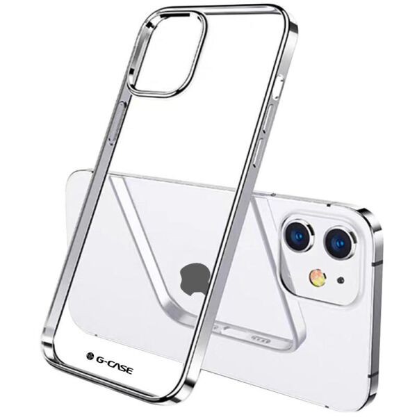 

TPU чехол G-Case Shiny Series для Apple iPhone 12 mini (5.4") Серебряный