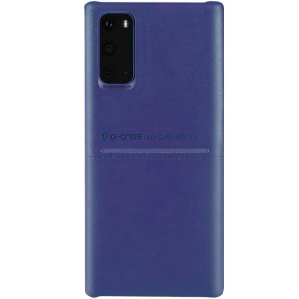 

Кожаная накладка G-Case Cardcool Series для Samsung Galaxy S20 Синий