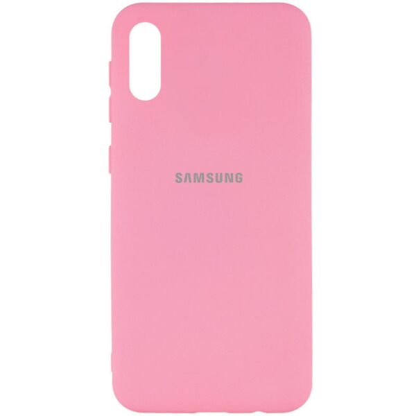 

Чехол Silicone Cover My Color Full Protective (A) для Samsung Galaxy A02 Розовый / Pink