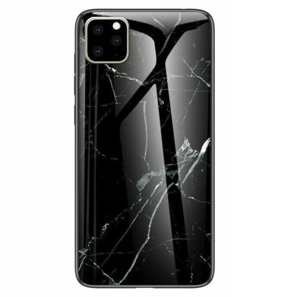 

TPU+Glass чехол Luxury Marble для Apple iPhone 11 Pro (5.8") Черный