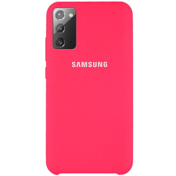 

Чехол Silicone Cover (AAA) для Samsung Galaxy Note 20 Розовый / Shiny pink