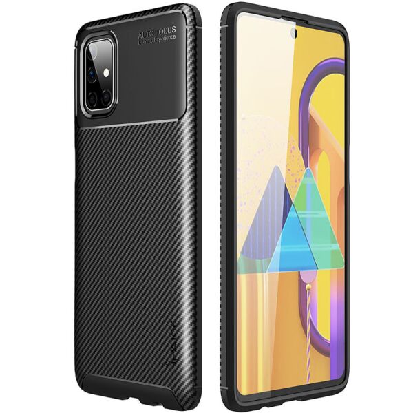 

TPU чехол iPaky Kaisy Series для Samsung Galaxy M51 Черный