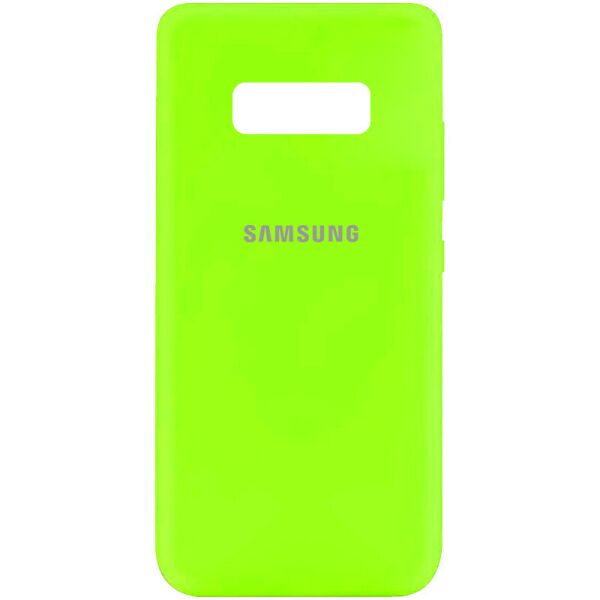 

Чехол Silicone Cover My Color Full Protective (A) для Samsung Galaxy S10e Салатовый / Neon green