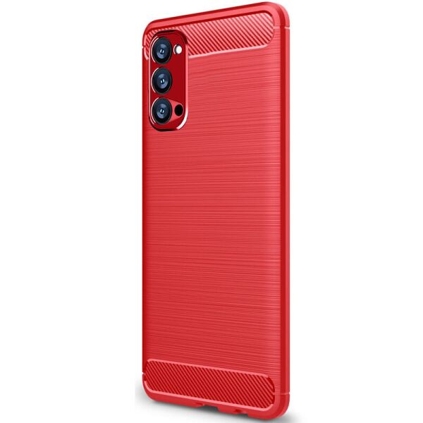 

TPU чехол Slim Series для Oppo Reno 4 Pro Красный