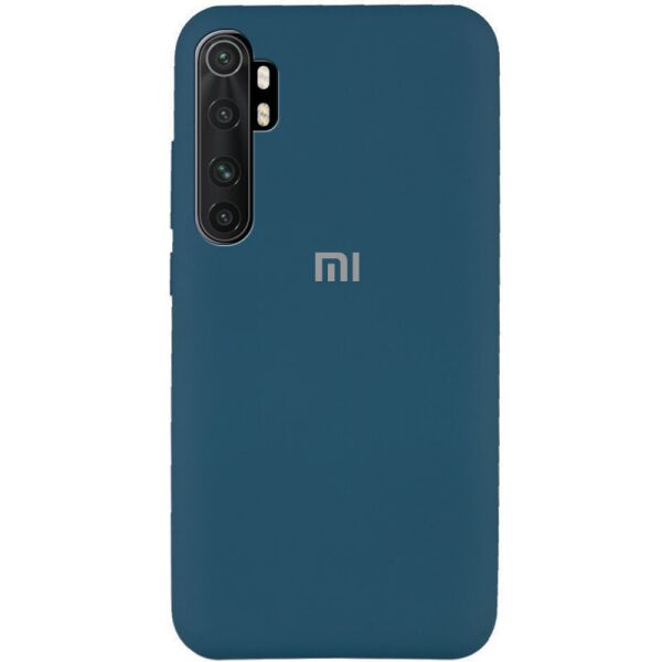 

Чехол Silicone Cover Full Protective (AA) для Xiaomi Mi Note 10 Lite Синий / Cosmos blue