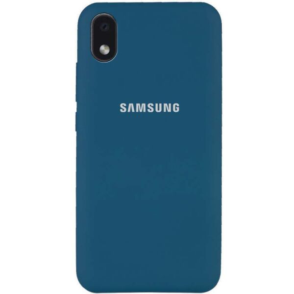 

Чехол Silicone Cover Full Protective (AA) для Samsung Galaxy M01 Core / A01 Core Синий / Cosmos blue