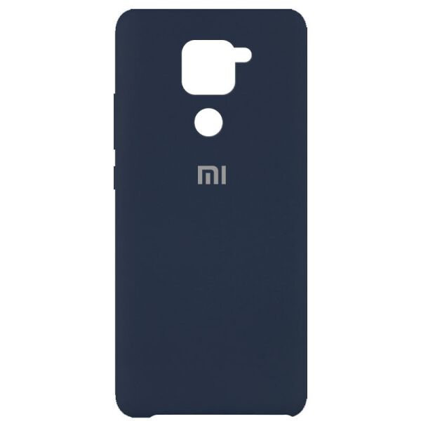 

Чехол Silicone Cover (AAA) для Xiaomi Redmi Note 9 / Redmi 10X Синий / Midnight blue