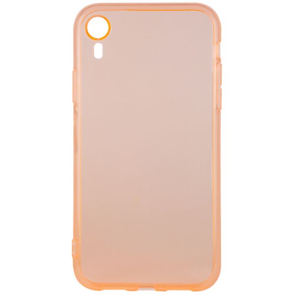 

Матовый полупрозрачный TPU чехол с защитой камеры для Apple iPhone XR (6.1") Оранжевый / Orange