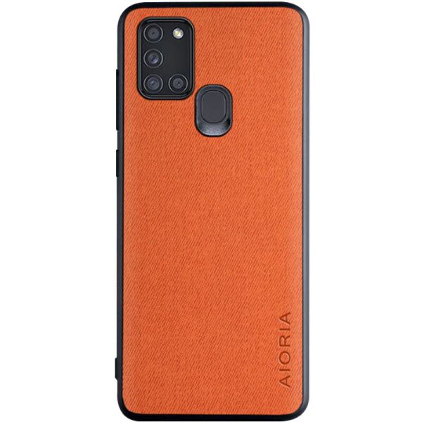 

Чехол AIORIA Textile PC+TPU для Samsung Galaxy A21s Оранжевый
