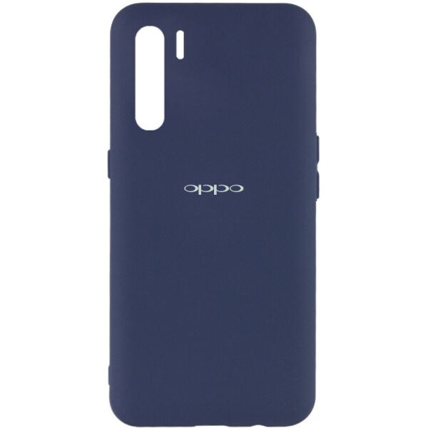 

Чехол Silicone Cover My Color Full Protective (A) для Oppo A91 Синий / Midnight blue