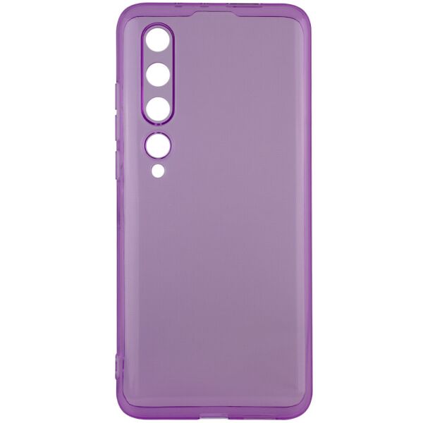 

Матовый полупрозрачный TPU чехол с защитой камеры для Xiaomi Mi 10 / Mi 10 Pro Сиреневый / Lilac