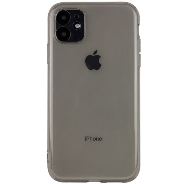 

Матовый полупрозрачный TPU чехол с защитой камеры для Apple iPhone 11 (6.1") Черный / Black