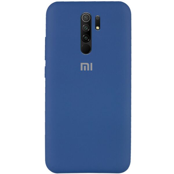 

Чехол Silicone Cover Full Protective (AA) для Xiaomi Redmi 9 Синий / Navy Blue
