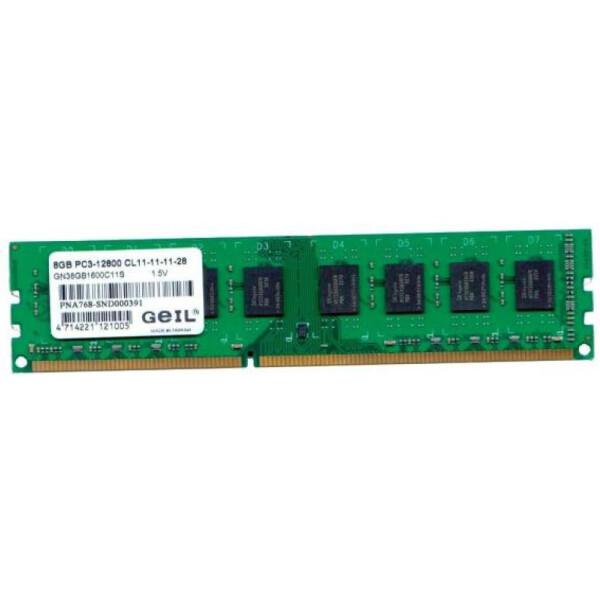 

Оперативная память DDR3 8GB 1600 MHz GEIL (GN38GB1600C11S)