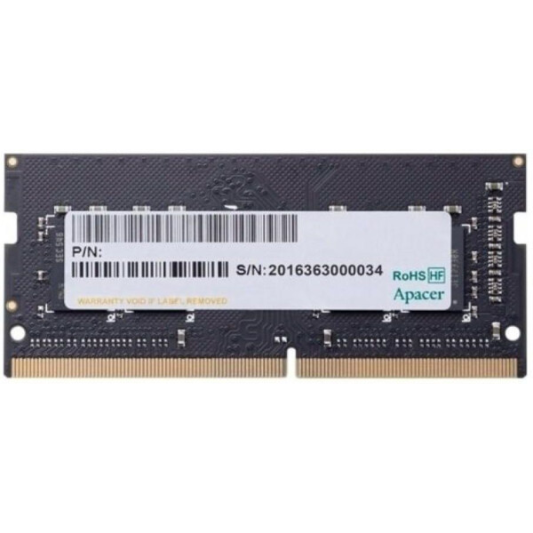 

SoDIMM DDR4 4GB 2400 MHZ Apacer (ES.04G2T.KFH)