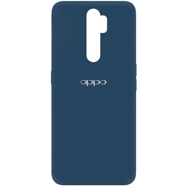 

Чехол Silicone Cover My Color Full Protective (A) для Oppo A5 (2020) / Oppo A9 (2020) Синий / Navy Blue