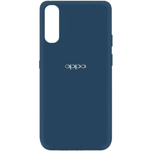 

Чехол Silicone Cover My Color Full Protective (A) для Oppo Find X2 Синий / Navy Blue