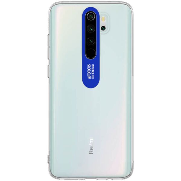 

TPU чехол Epic clear flash для Xiaomi Redmi Note 8 Pro Бесцветный / Синий