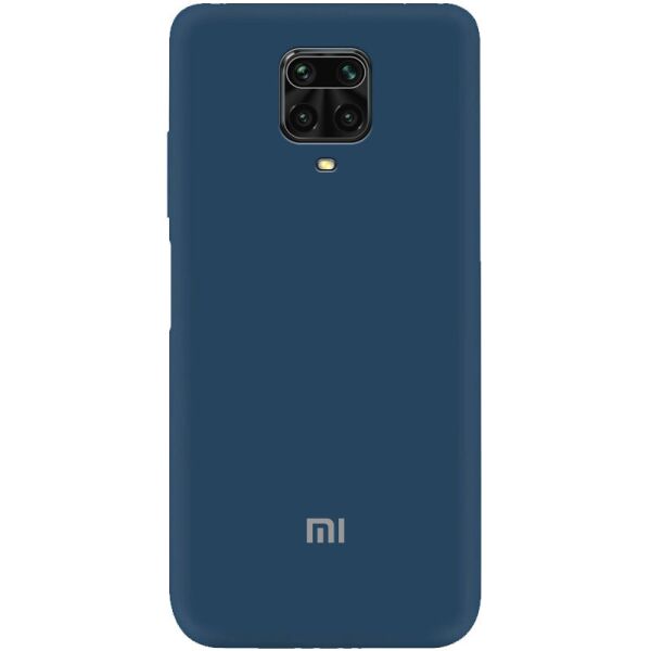 

Чехол Silicone Cover My Color Full Protective (A) для Xiaomi Redmi Note 9s/Note 9 Pro/Note 9 Pro Max Синий / Navy blue