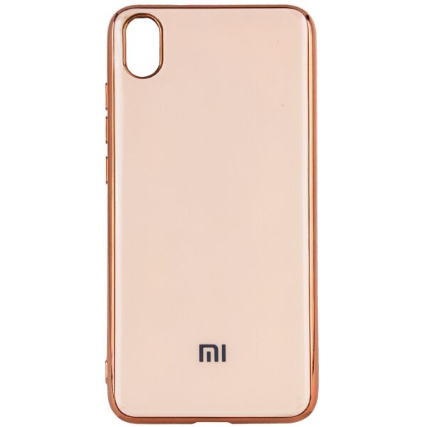 

TPU чехол GLOSSY LOGO для Xiaomi Redmi 7A Розовый / Rose Gold