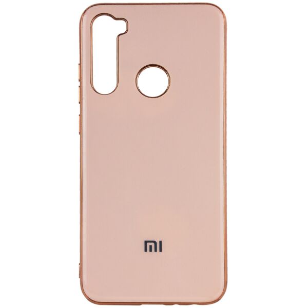 

TPU чехол GLOSSY LOGO для Xiaomi Redmi Note 8 Розовый / Rose Gold