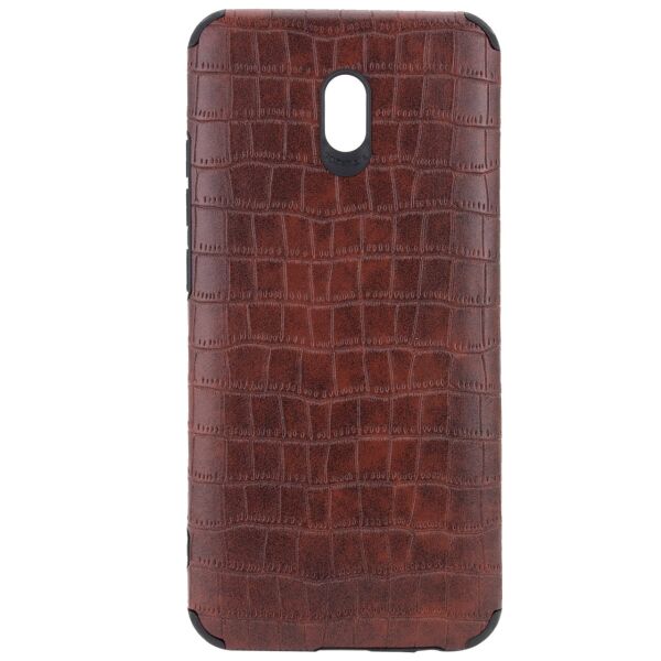 

Кожаная накладка Epic Vivi Crocodile series для Xiaomi Redmi 8a Темно-коричневый