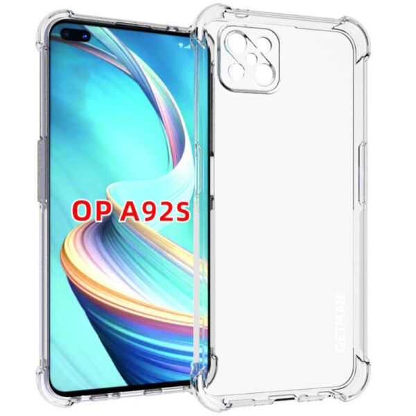 

TPU чехол GETMAN Ease logo усиленные углы для Oppo A92s