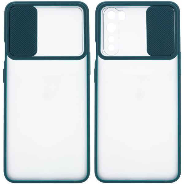 

Чехол Camshield mate TPU со шторкой для камеры для OnePlus Nord Зеленый