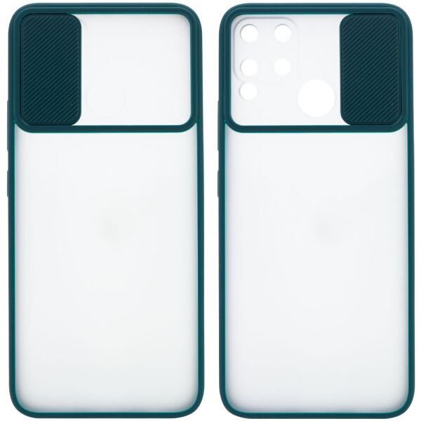 

Чехол Camshield mate TPU со шторкой для камеры для Realme C15 / C12 Зеленый