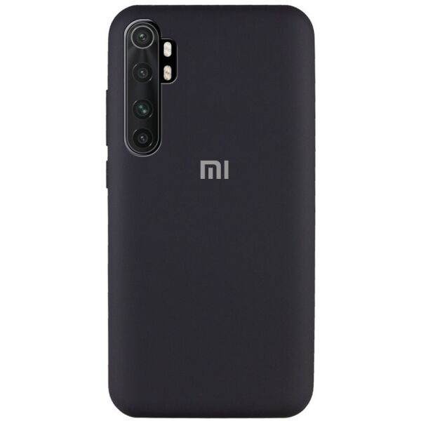 

Чехол Silicone Cover Full Protective (AA) для Xiaomi Mi Note 10 Lite Черный / Black