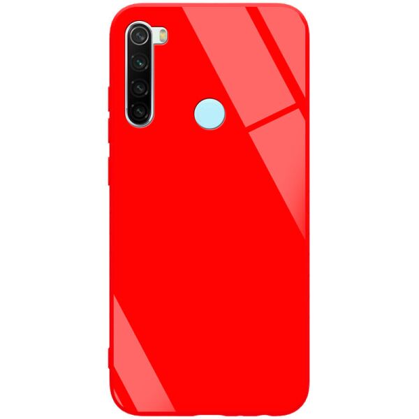 

TPU+Glass чехол GLOSSY для Xiaomi Redmi Note 8 Красный / Red