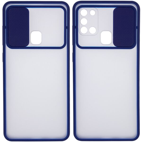 

Чехол Camshield mate TPU со шторкой для камеры для Samsung Galaxy A21s Синий
