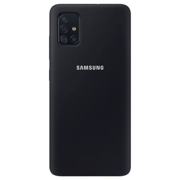 

Чехол Silicone Cover Full Protective (AA) для Samsung Galaxy A51 Черный / Black