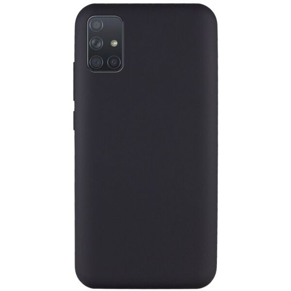 

Чехол Silicone Cover Full without Logo (A) для Samsung Galaxy A51 Черный / Black