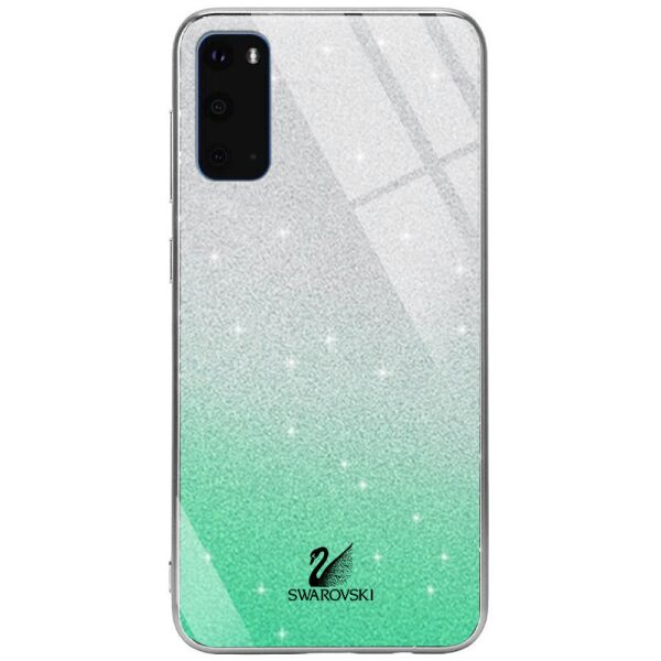 

TPU+Glass чехол Swarovski для Samsung Galaxy S20