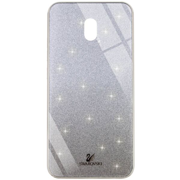 

TPU+Glass чехол Swarovski для Xiaomi Redmi 8a Черный