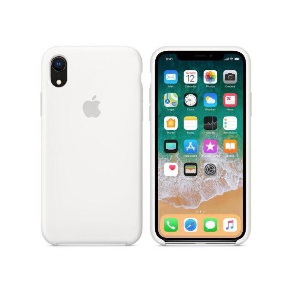 

Чехол Silicone case (AAA) для Apple iPhone XR (6.1") Белый / White